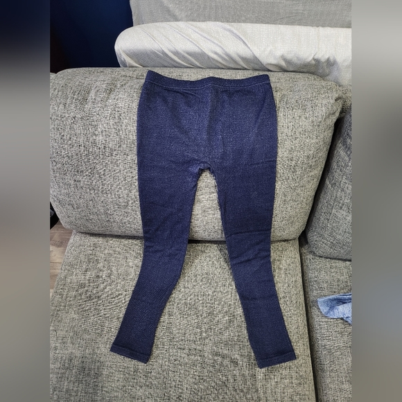 Girls fleece lined leggings - Picture 3 of 5